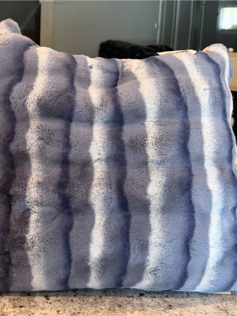 Ugg pillow - Blue Striped